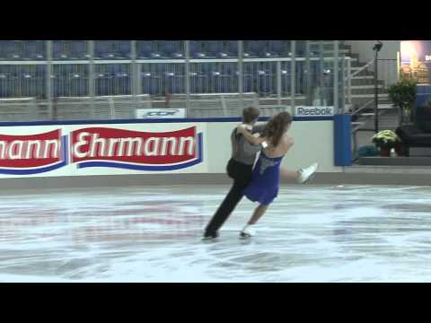 12 K. HAWAYEK / J. BAKER (USA) - JGP GER / Chemnitz Junior Ice Dance Short Dance
