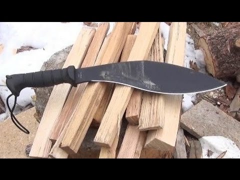 KA-BAR Kukri Machete Review (Tough Workhorse, Great Price) Video