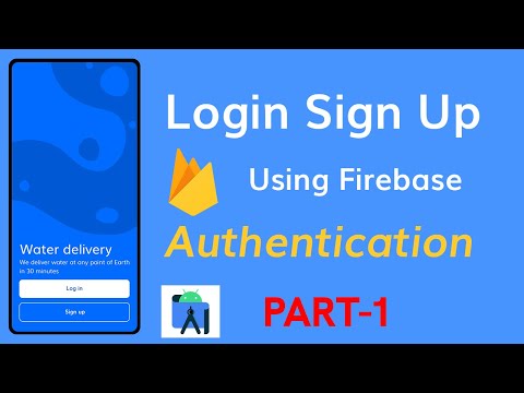 Firebase Authentication android full tutorial (Hindi) Firebase android Login & Sign Up || Part-1