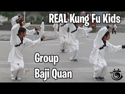 REAL Kung Fu Kids - Group Wudang Baji Quan 武当八极拳 PERFECT!