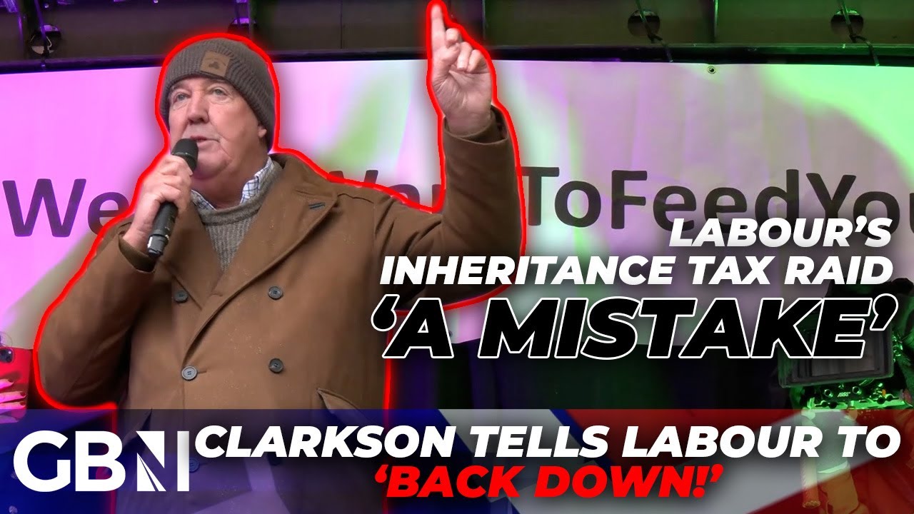 Jeremy Clarkson SCOLDS the BBC for playing 'mouthpiece' to 'INFERNAL' Labour in farmers rally speech
