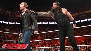 Roman Reigns vs Seth Rollins: Raw June 20 2016