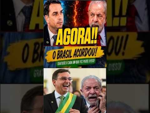 FLÁVIO BOLSONARO X LULA PESQUISA PARA PRESIDENTE O BRASILEIRO ACORDOU