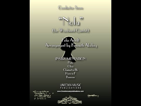 Nola (for Woodwind Quintet)