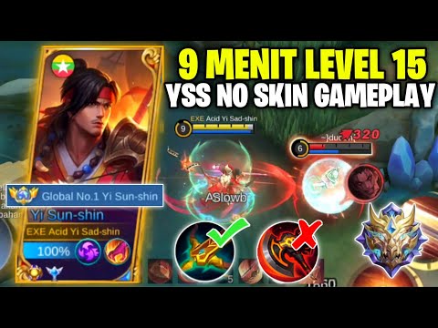 9 Menit Level 15!! YSS NO SKIN GAMEPLAY | NEW BEST ROTATION YSS NEW PATCH FARMING TERCEPAT YSS 2023
