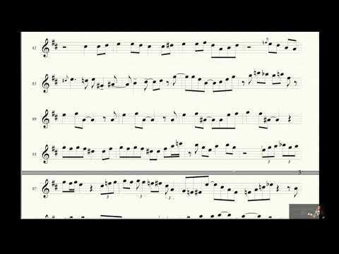 All Of Me - Jay Metcalf from Better Sax Tenor Sax Solo Transcription