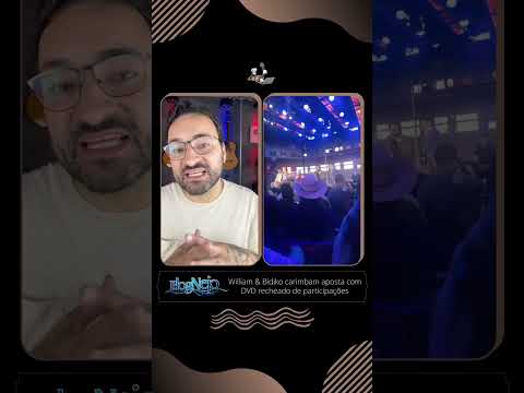 A aposta segue crescendo. William & Bidiko gravaram o primeiro DVD. Confira como foi. #blognejo