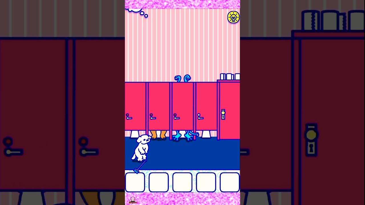 【ハッピーキャンディ】漏れる…！トイレが全部埋まってる絶望の瞬間😱  [ HappyCandy ] #games #ゲーム実況 #shorts