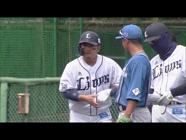 【ファーム】1軍復帰へ!! ライオンズ・森友哉 復帰後初打席でヒットを放つ!! 2022年5月11日  埼玉西武ライオンズ 対 北海道日本ハムファイターズ
