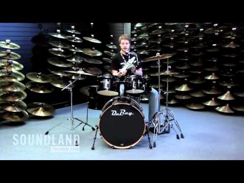 DelRey DX922-BBK Drum-Set Bundle - SOUNDLAND GMBH STUTTGART