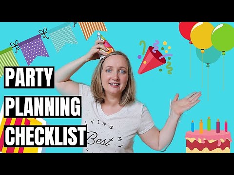 How to Plan a Birthday Party (FREE CHECKLIST)