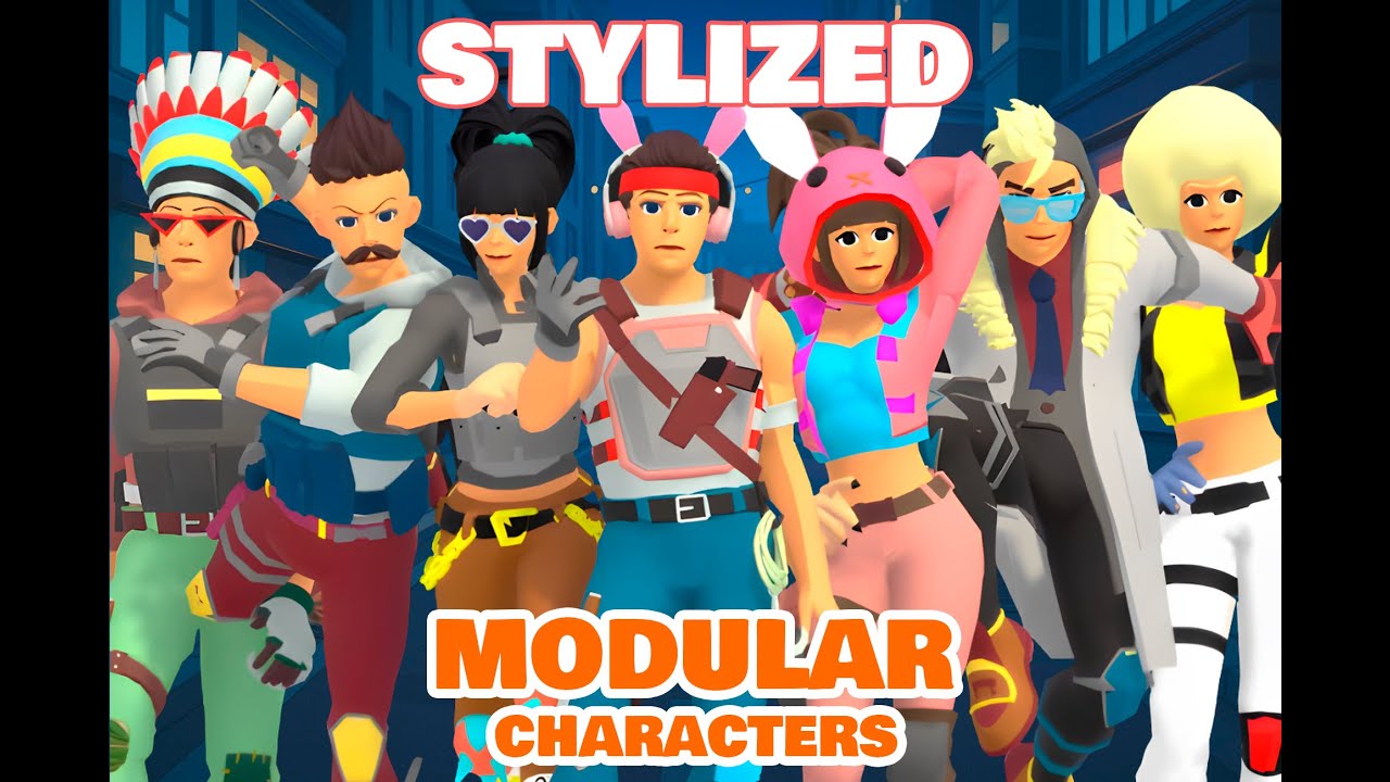 Stylized Modular Characters Vol 1