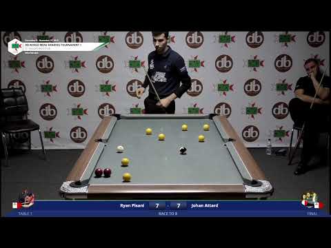db World Ranking Tournament No 1  Mens Final  Ryan Pisani vs Johan Attard