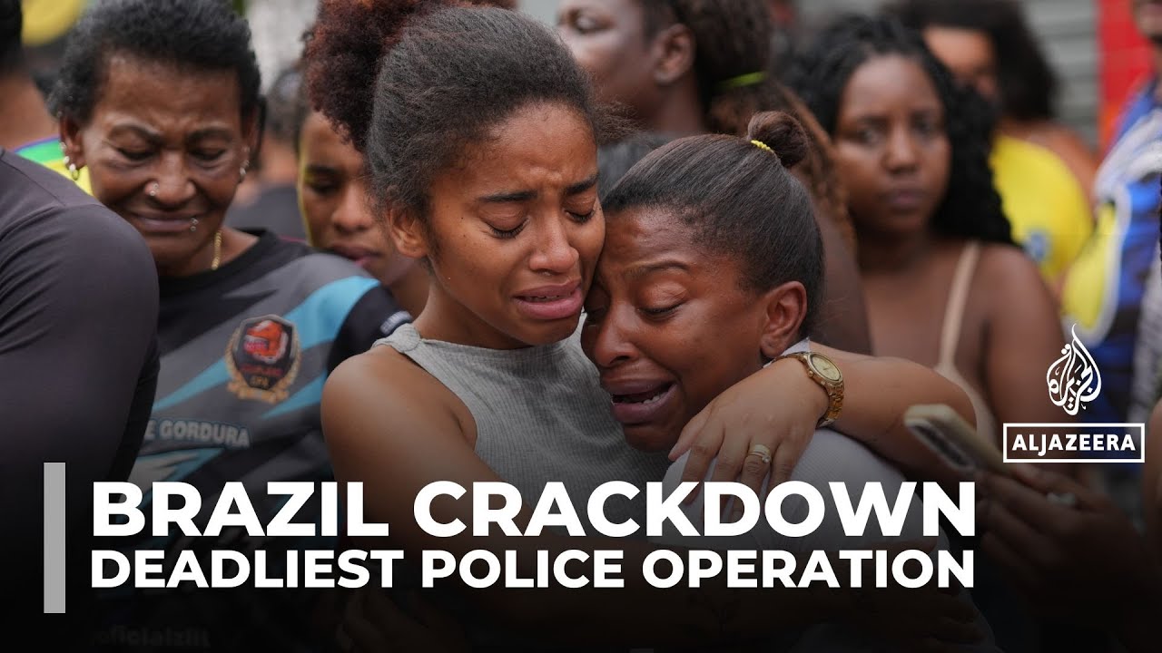 Anger in Brazil's Rio after the deadliest police raid killed at least 120 people