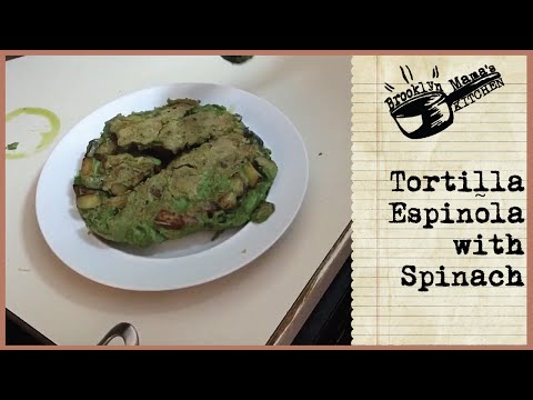 Tortilla Espanola with Spinach