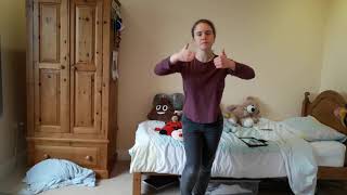 Me dancing to steps happy go lucky!