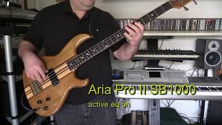 Bass Cover - Frankie goes to Hollywood - For Heaven&#39;s Sake - with Aria PRO II SB1000 - bass