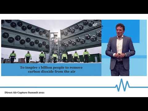 Dr. Christoph Gebald at Climeworks' Direct Air Capture Summit 2021