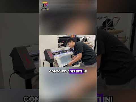 Tutorial meluruskan bahan Cutting (Polyflex/Stiker) #shorts #fyp