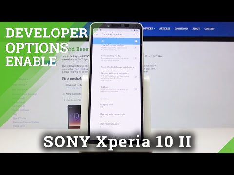 Sony Xperia 10 II How to Open Developer Options