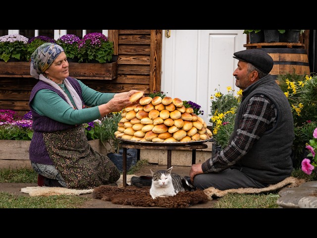 Fresh Bread Cooked Over Fire – Ancient Village Technique 🍞🔥 SDDEFAULT Thumbnail