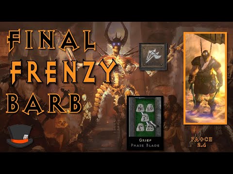 Final Frenzy Barb - Kills Ubers and Zoom! Zooms! - Diablo 2 Resurrected