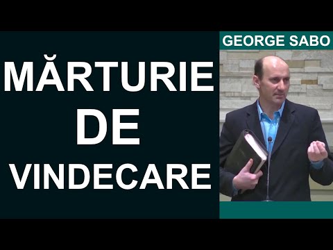 George Sabo - Mărturie de vindecare