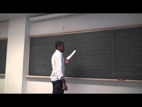 Math 209 Lecture 21 - Combinations and the Binomial Random Variable