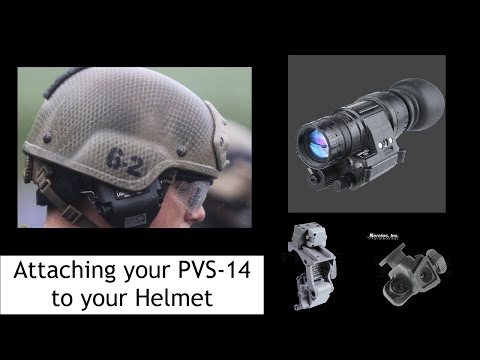 How to Attach your PVS-14 to your Helmet (ACH), Norotos!!!