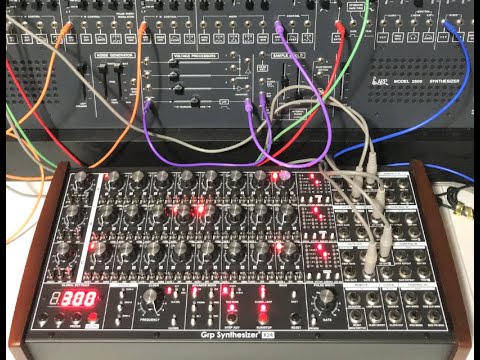 ARP 2600 w GRP R24 Sequencer + Swiss Daisy DSP