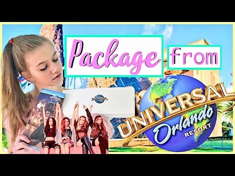 OPENING A PACKAGE FROM UNIVERSAL ORLANDO! My Trip With Little Mix! Video