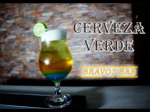 Como preparar el coctel Cerveza verde / Cocteles con cerveza