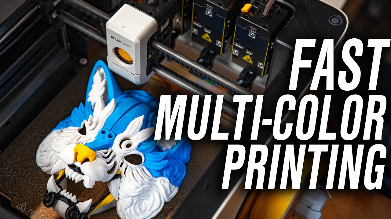 Snapmaker U1 Multi-Color 3D Printer Review!