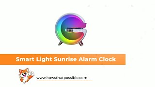 Sunrise Alarm Clock & Wake Up Light Alarm Clocks for Bedrooms