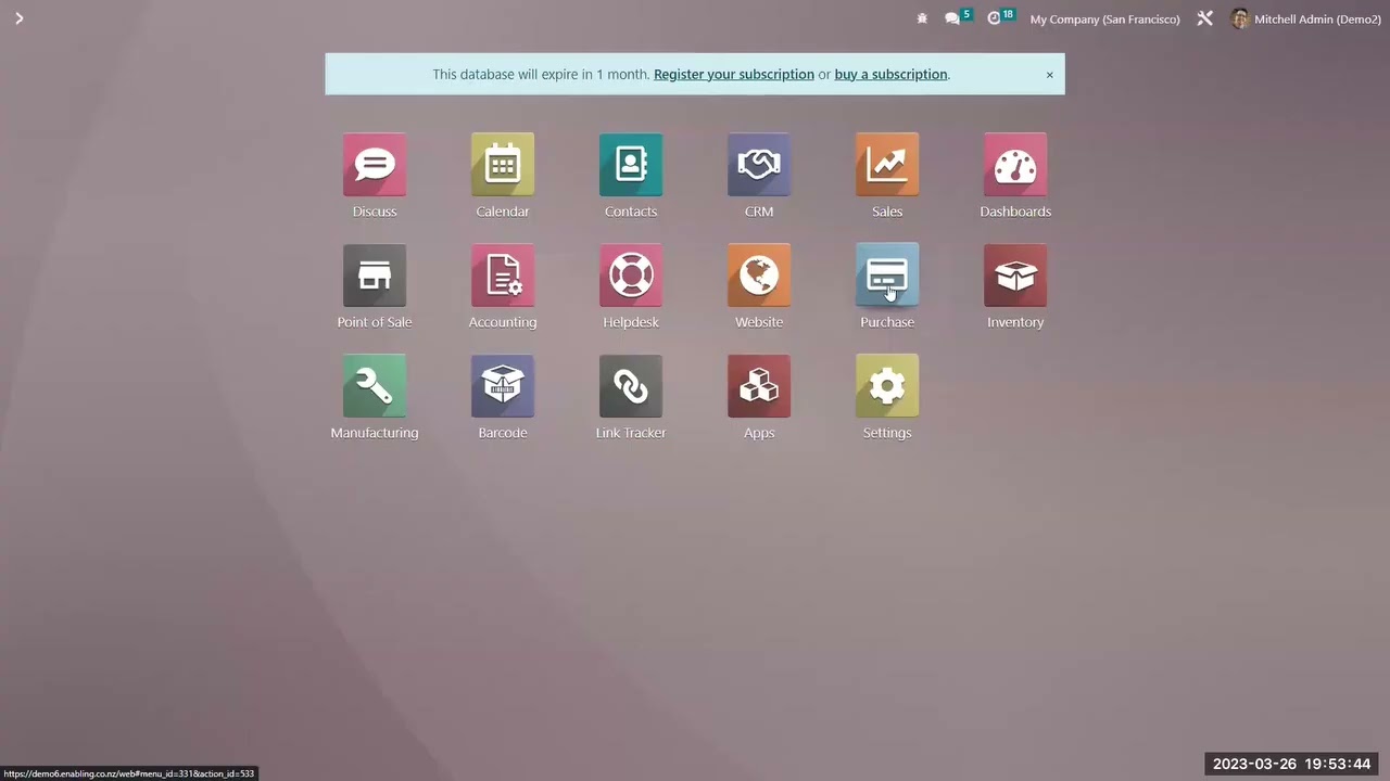 Odoo Product Categories and accounting entries