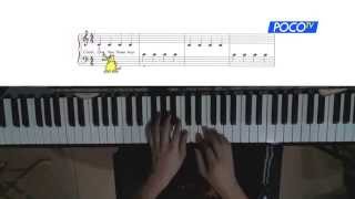 Kid Piano Course : Middle C in Quarter Notes / Moccasin Dance