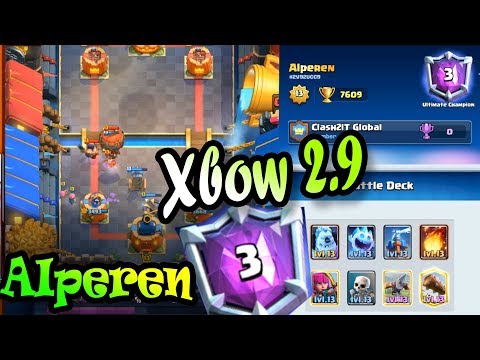🔥 2.9 Xbow Cycle 7600+ 👈How to BEAT EVERY Meta DECKs- Clash Royale