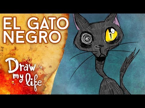 La FUNESTA historia de EL GATO NEGRO - Draw My Life