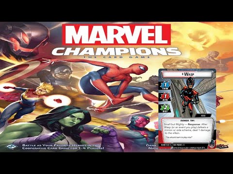 No Runthrough Review: Marvel Champions - Wasp