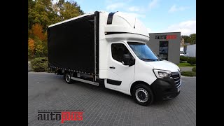 Renault MASTER PLANDEKA WINDA 10 PALET TEMPOMAT LEDY KLIMATYZACJA  165KM tilt truck < 3.5t | Image 4 - Autoline