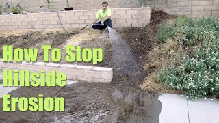 Erosion Control Product to Limit Erosion of Soil: Simple Landscaping Solution for Terrace Gardening