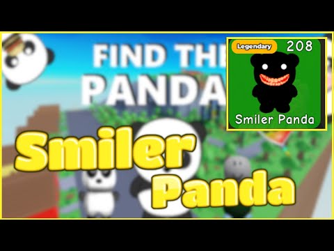 How to find the Smiler Panda  - Roblox - Find the Pandas!