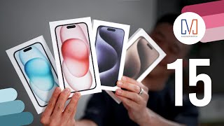 Apple iPhone 15 Series Unboxing &amp; Color Comparisons!