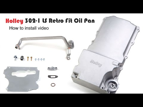 Holley 302-1 LS Retro Fit Oil Pan - 5.3L LS Gen III (L59) Engine