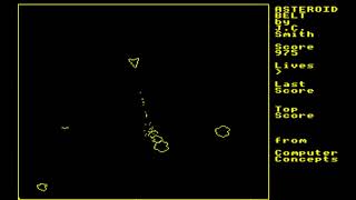 Asteroid Belt for the BBC Micro