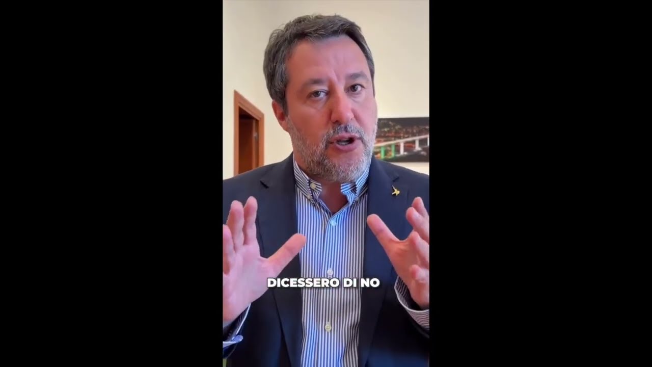 SALVINI: "L'ITALIA NON SI FA RICATTARE: STRAPPIAMO I VINCOLI DEL PATTO PER SALVARE L'ITALIA"