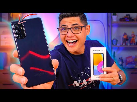 CHEGOU! Galaxy M52 5G, a SAMSUNG acertou em CHEIO! Unboxing e Impressões
