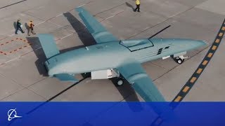 Промо-видео беспилотника Boeing MQ-25