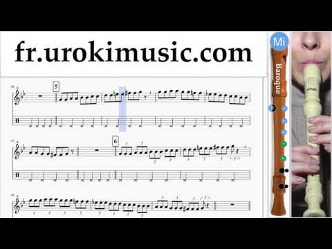 Cours de Flute à bec B. Rihanna Sledgehammer Partie#1 Partitions Mélodie Сhansons Tuto Comment