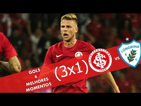 Internacional 3 x 1 Londrina   Gols  Melhores Momentos HD COMPLETO   Brasileirão Série B 2017